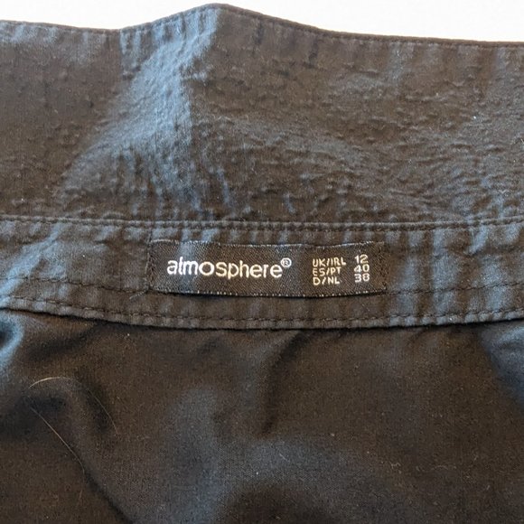 Black Button Up Dress Shirt - Picture 4 of 6